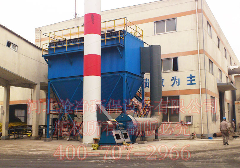 5万吨复混肥生产线冷却机配套HFMC-600型复合肥布袋除尘器