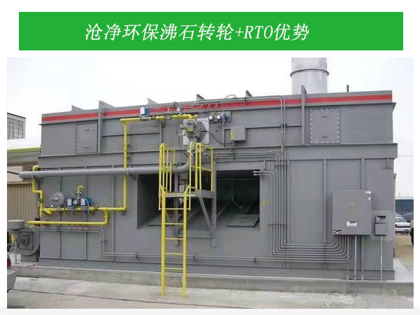 青岛沸石转轮浓缩+RTO/RCO燃烧系统